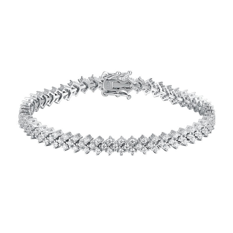 Dressy Moissanite Tennis Bracelet