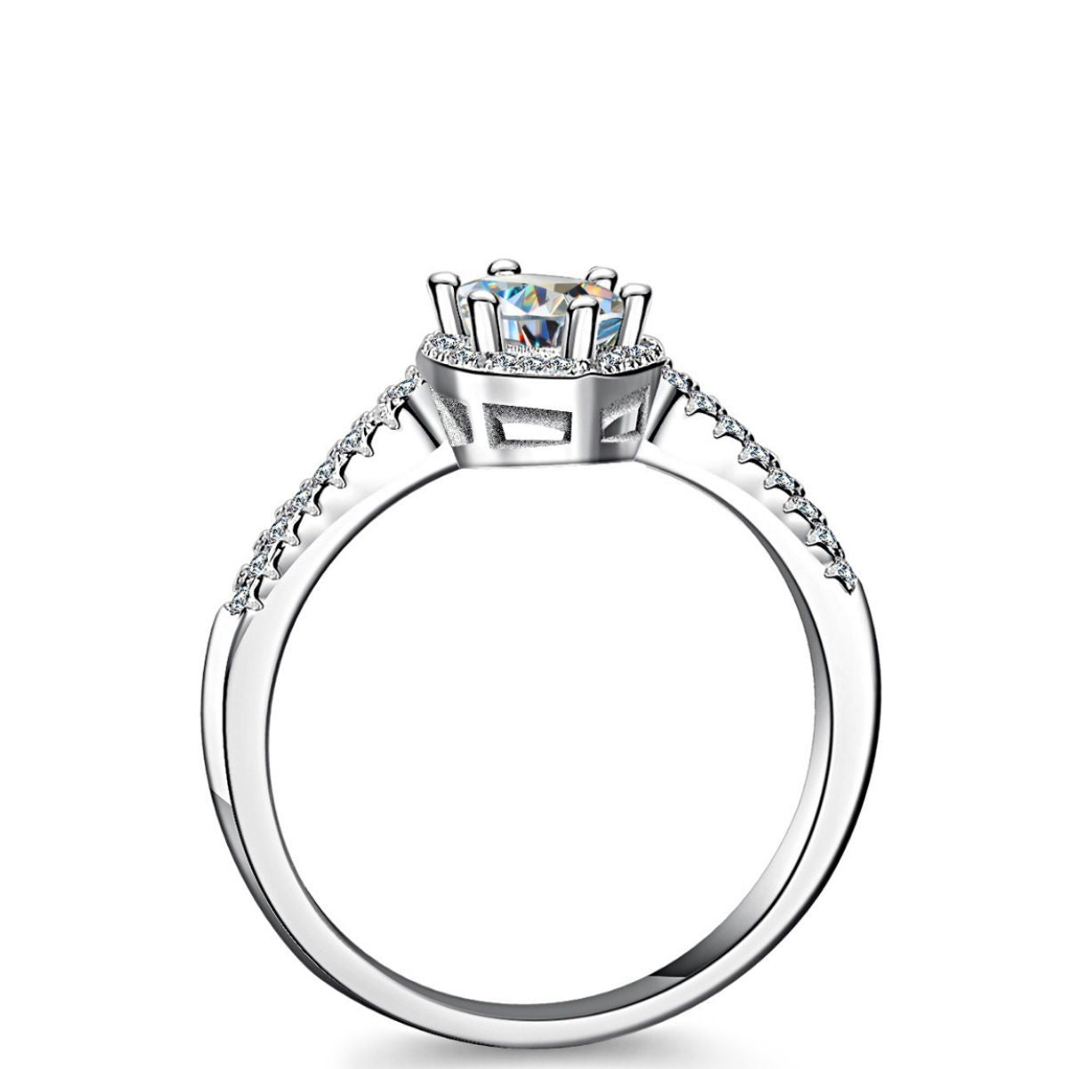 Dazzling Marquise Moissanite Ring