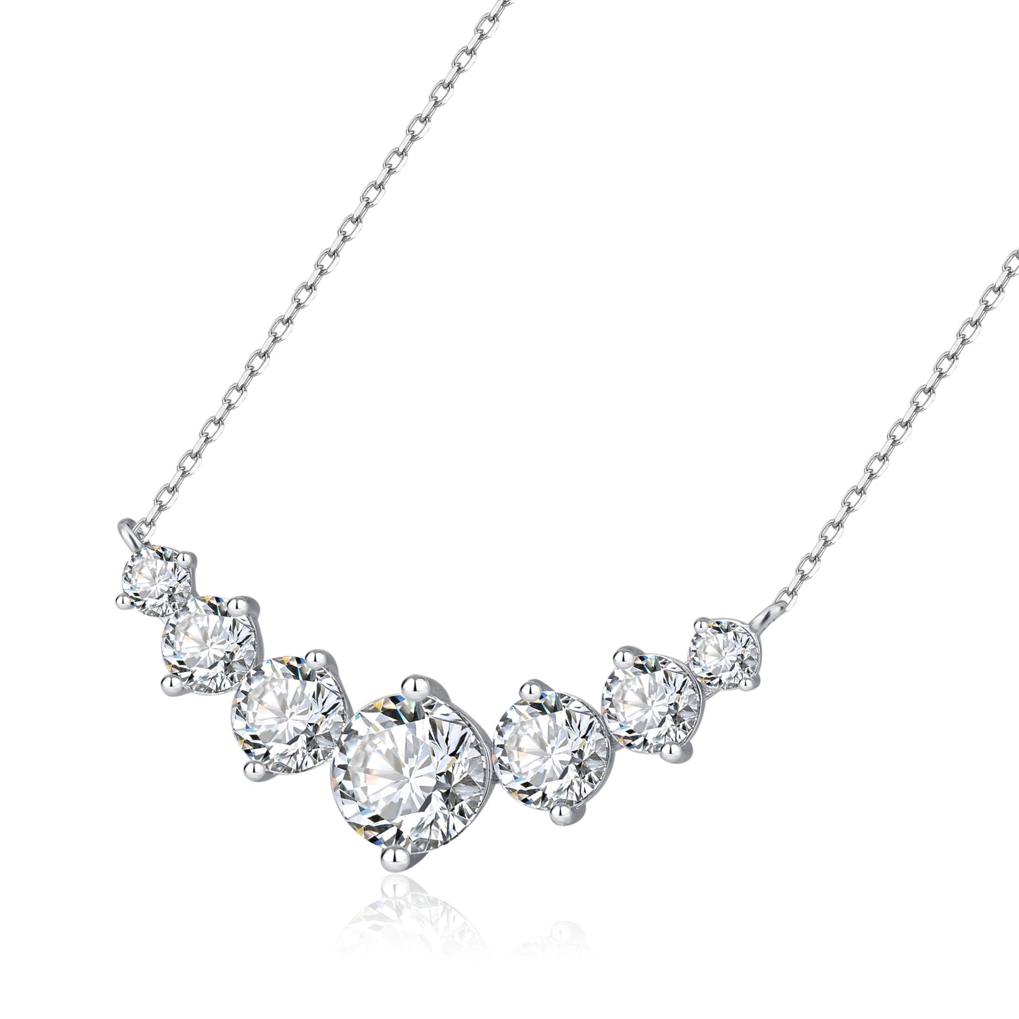 The Seven-Stone Moissanite Necklace