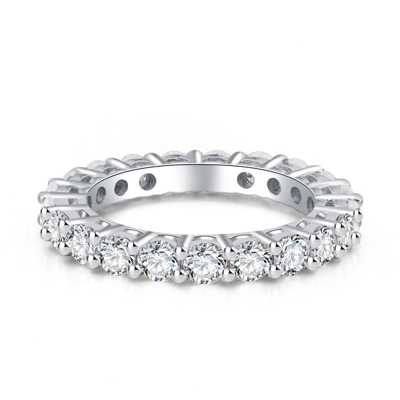 Elegant Eternity Moissanite Ring