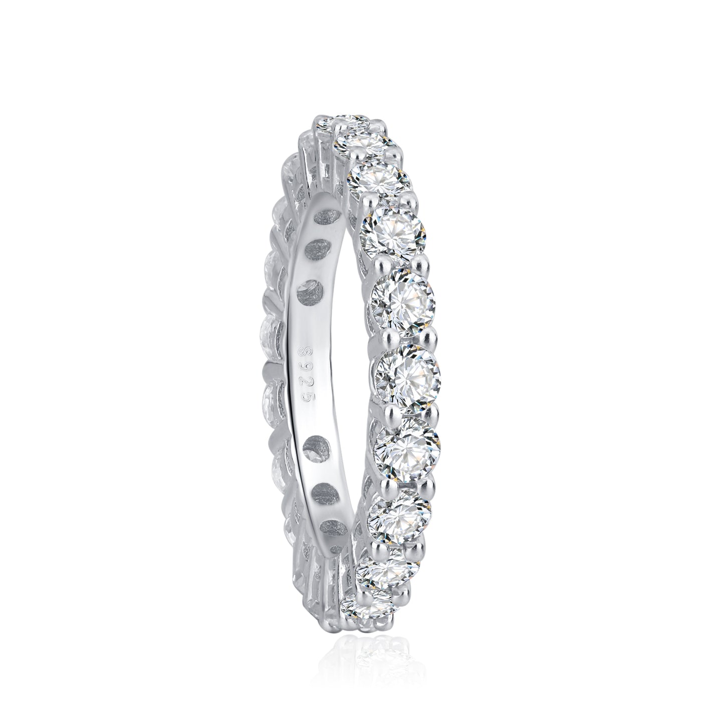Elegant Eternity Moissanite Ring