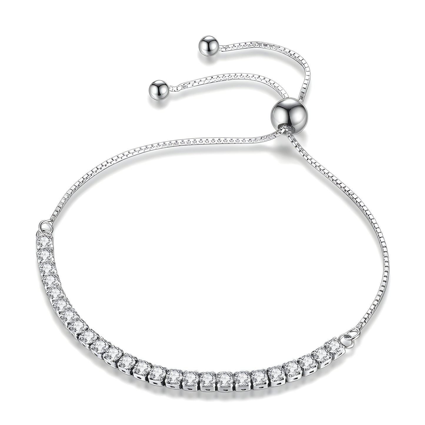 Elegant Adjustable Dainty Tennis Bracelet