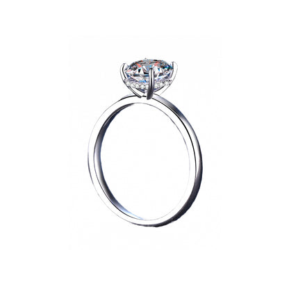 Elegance Defined 2ct Oval Cut Solitaire Ring