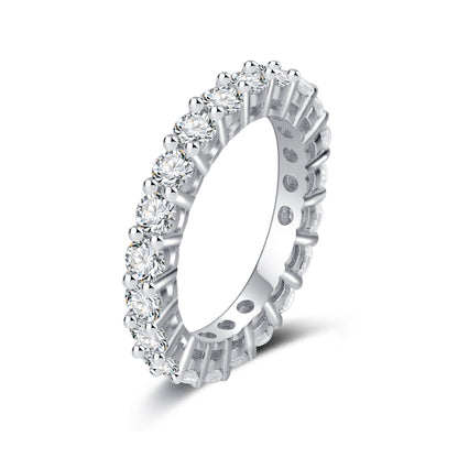 Elegant Eternity Moissanite Ring