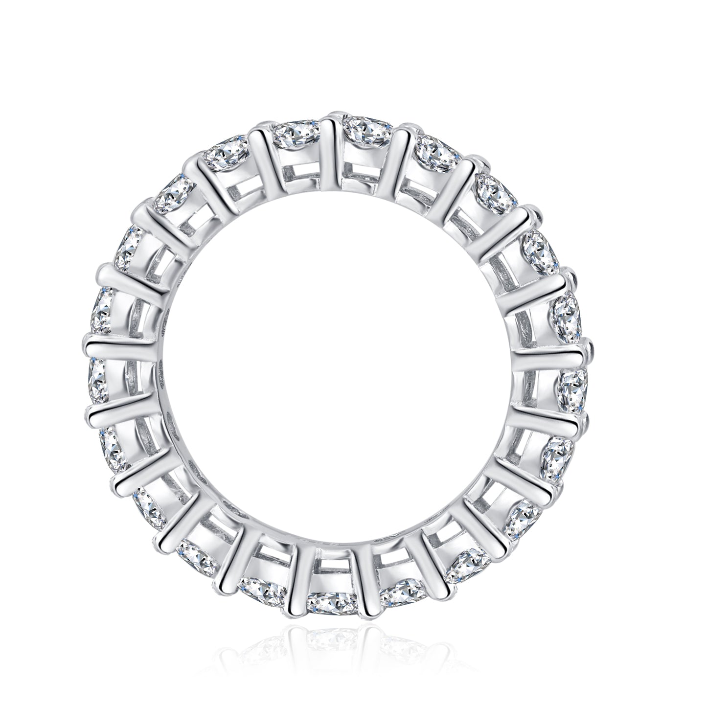 Elegant Eternity Moissanite Ring